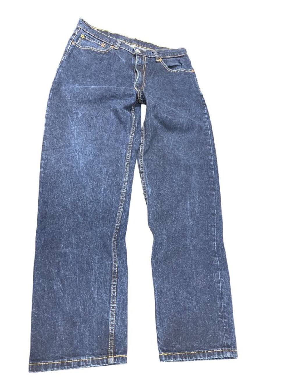 Levi Strauss 550 mens classic blue cotton denim jeans sz 36Wx32L SKU 10-344
